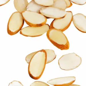 sliced raw almonds | organic | sold by ounce