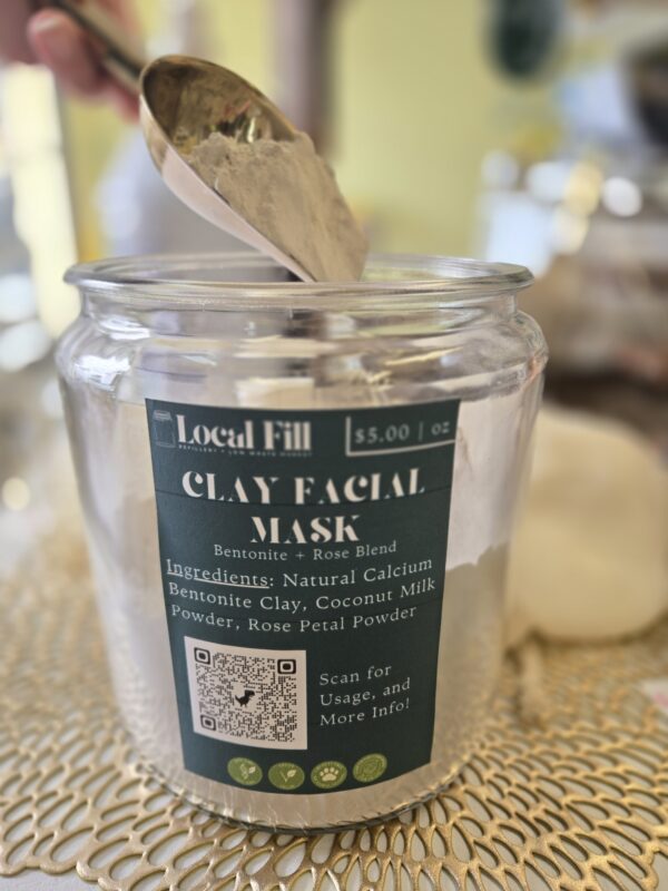 clay face mask, Bentonite Rose Blend