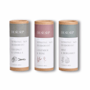 natural sensitive deodorant – aluminum & baking soda free | 3oz