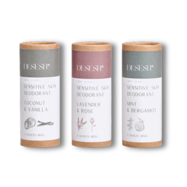 natural sensitive deodorant – aluminum & baking soda free | 3oz