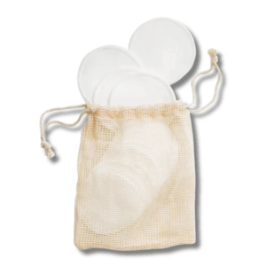 reusable cotton makeup remover pads – 15pk | desesh | with wash bag