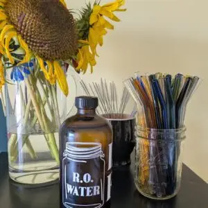 reverse osmosis water – amber glass bottle | 16oz