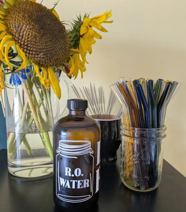 reverse osmosis water – amber glass bottle | 16oz