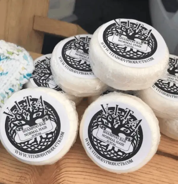 shampoo bar – fragrance free formula for normal hair | vita body products