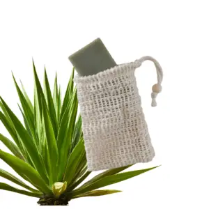 Natural Sisal Soap Saver & Exfoliating Pouch – Plastic-Free | Sold Individually